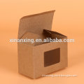 Handmade Feature and Art Paper wedding food paper box with window